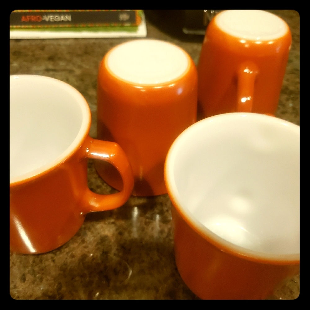 *4*Vintage PYREX 1950/60s Mugs